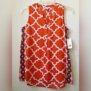 Crown & Ivy Size PP Sleeveless Women Blouse Top